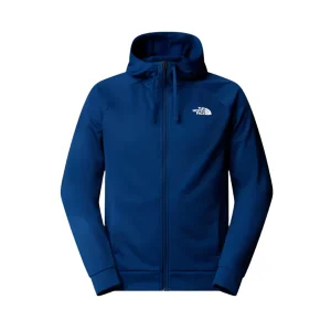 The North Face Mens Jacket Reaxion 2.0 Hooded Full Zip Estate Blue/Dark Heather