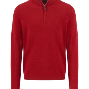 FYNCH-HATTON Cotton-cashmere blend sweater with zipper