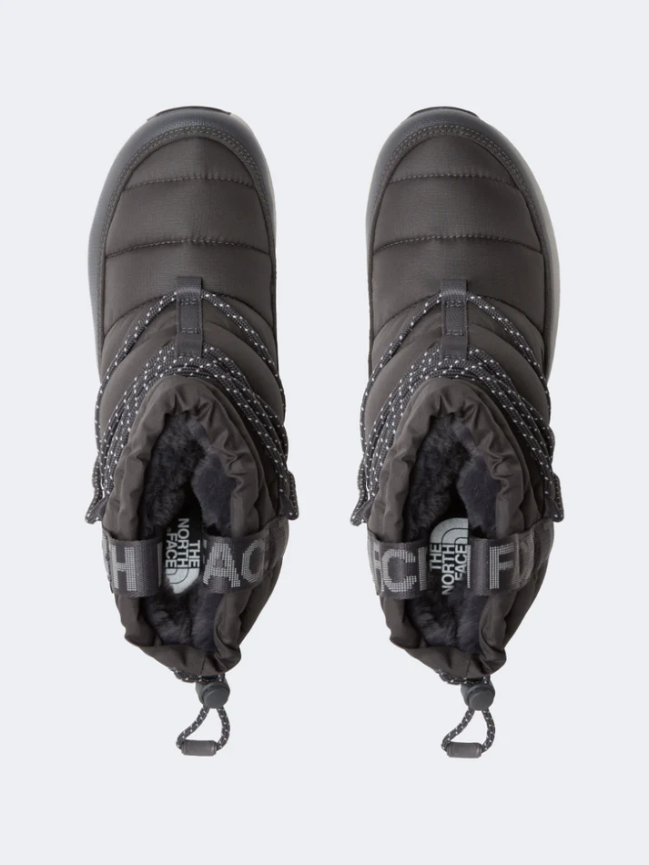 The North Face Thermoball Lace Up Waterproof Women Lifestyle After Ski Boot Antracite Grey/White - Image 3
