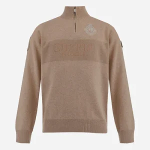 La Martina Men’s wool half‑zip mock‑neck sweater - Boulus