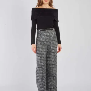 René-Derhy AIDA sweater with faux fur collar