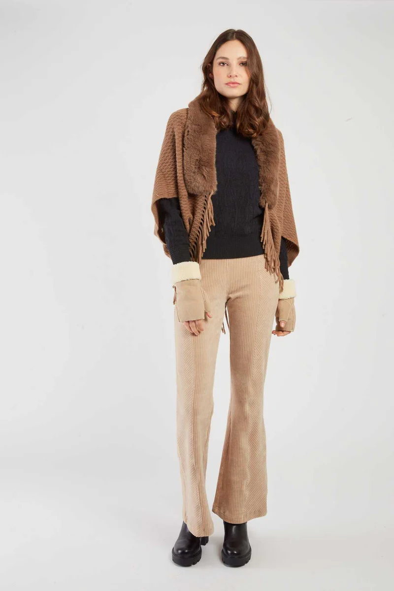 René-Derhy AINOA faux fur scarf