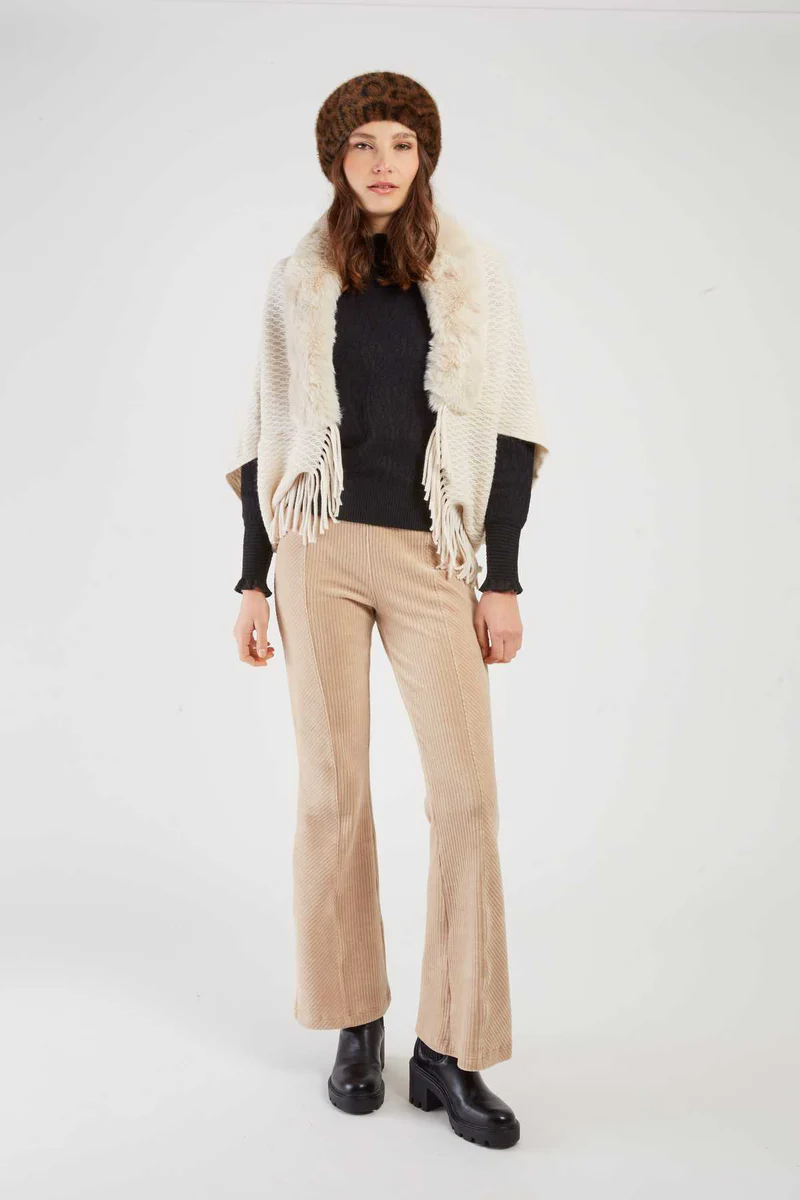 René-Derhy AINOA faux fur scarf