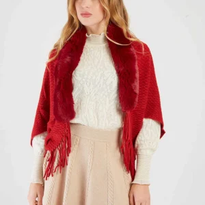 René-Derhy AINOA faux fur scarf