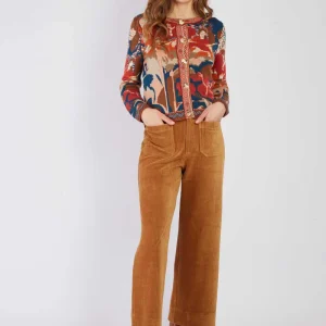 René-Derhy Jacquard vest with abstract pattern BANDOL