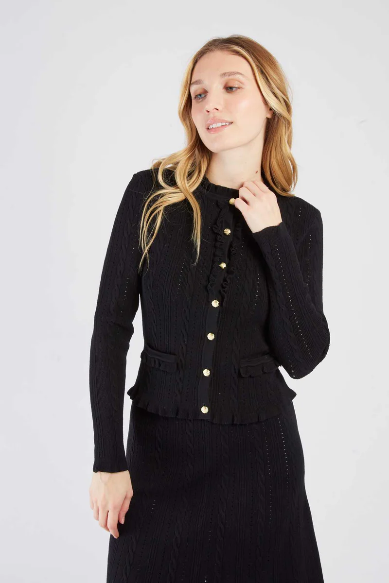 René-Derhy BARTHOLOMEE plain knit cardigan