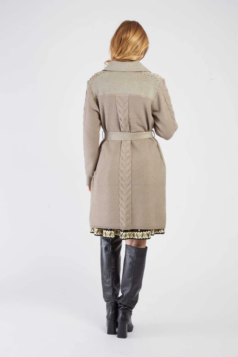 René-Derhy BEDFORD belted long jacket - Image 2