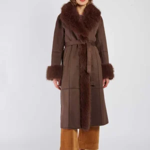 René-Derhy REBEL long faux fur coat