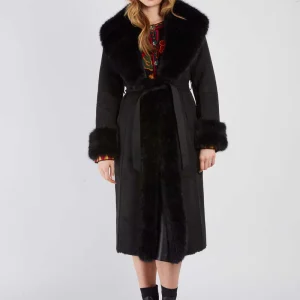 René-Derhy REBEL long faux fur coat