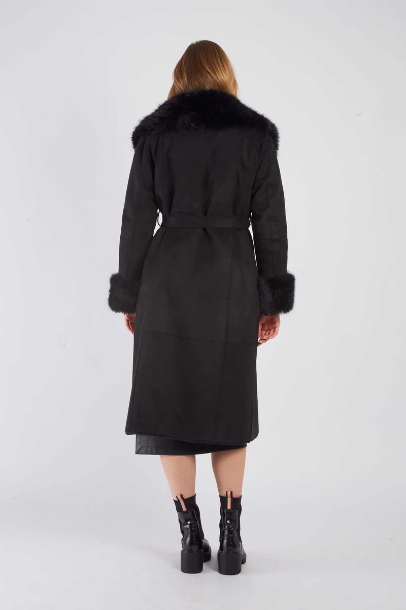 René-Derhy REBEL long faux fur coat - Image 2
