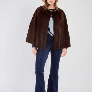René-Derhy REGINE faux fur cape