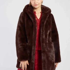 René-Derhy Faux fur coat REIMS
