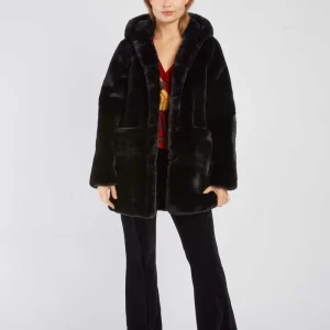 René-Derhy Faux fur coat REIMS