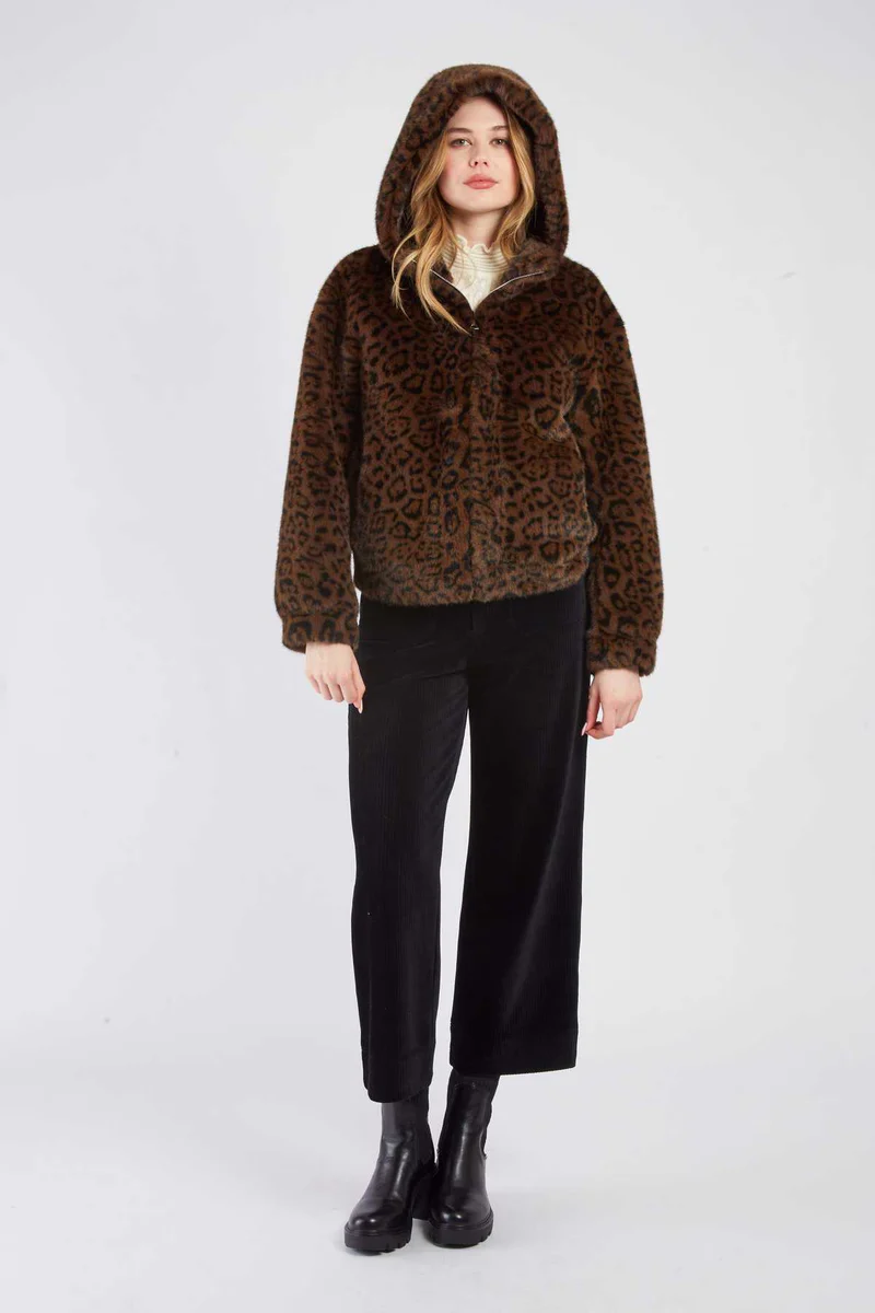René-Derhy RITOURNELLE faux fur jacket