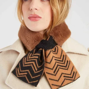 René-Derhy LIZBETH faux fur scarf