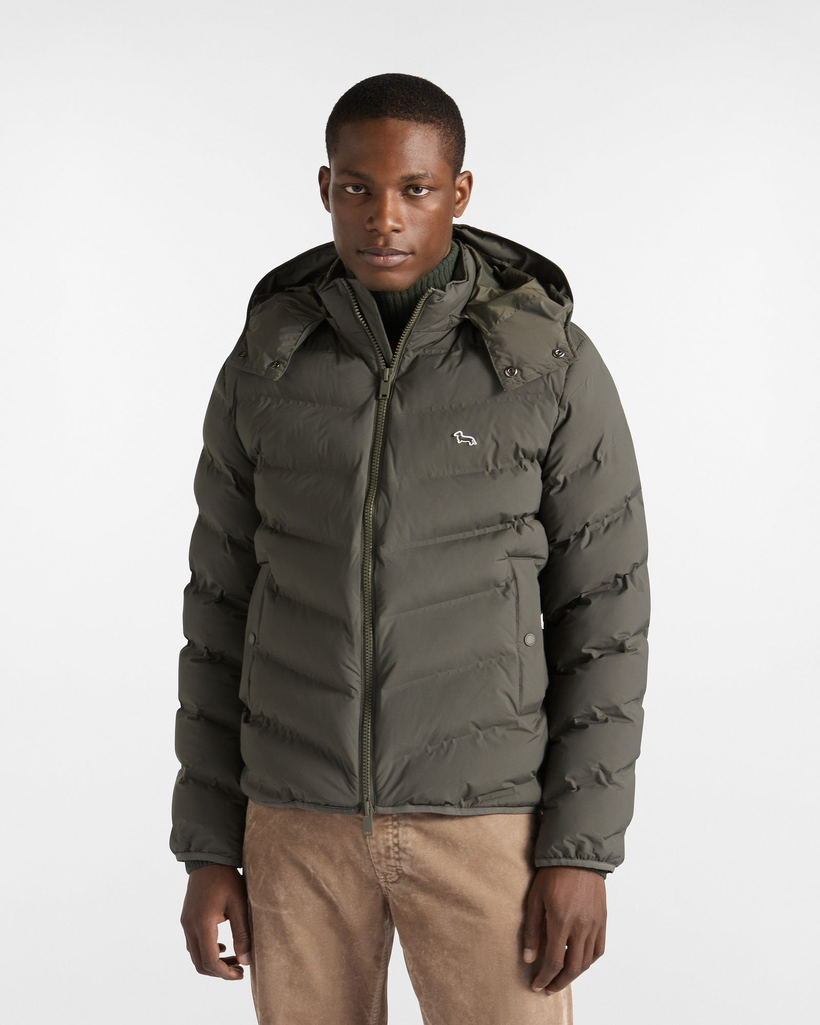Harmont & Blaine Quilted Puffer with Hood