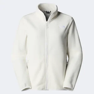 The North Face Glacier Fleece Women Hiking Fleece White Dune