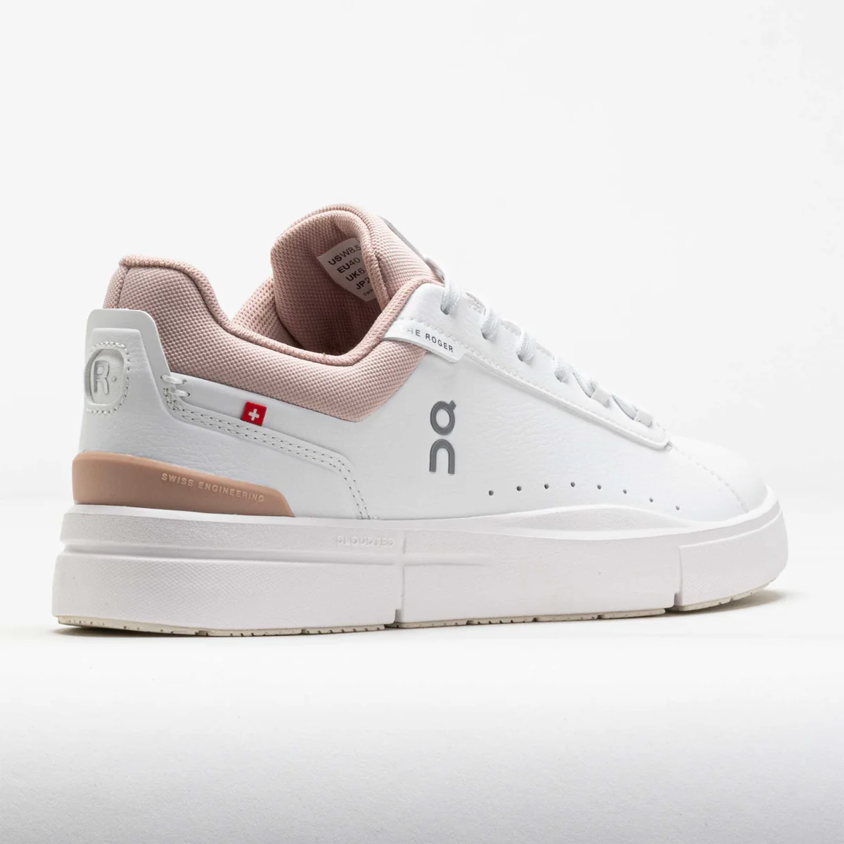 On The Roger Advantage Women Lifestyle Shoes White/Rosehip - Image 3